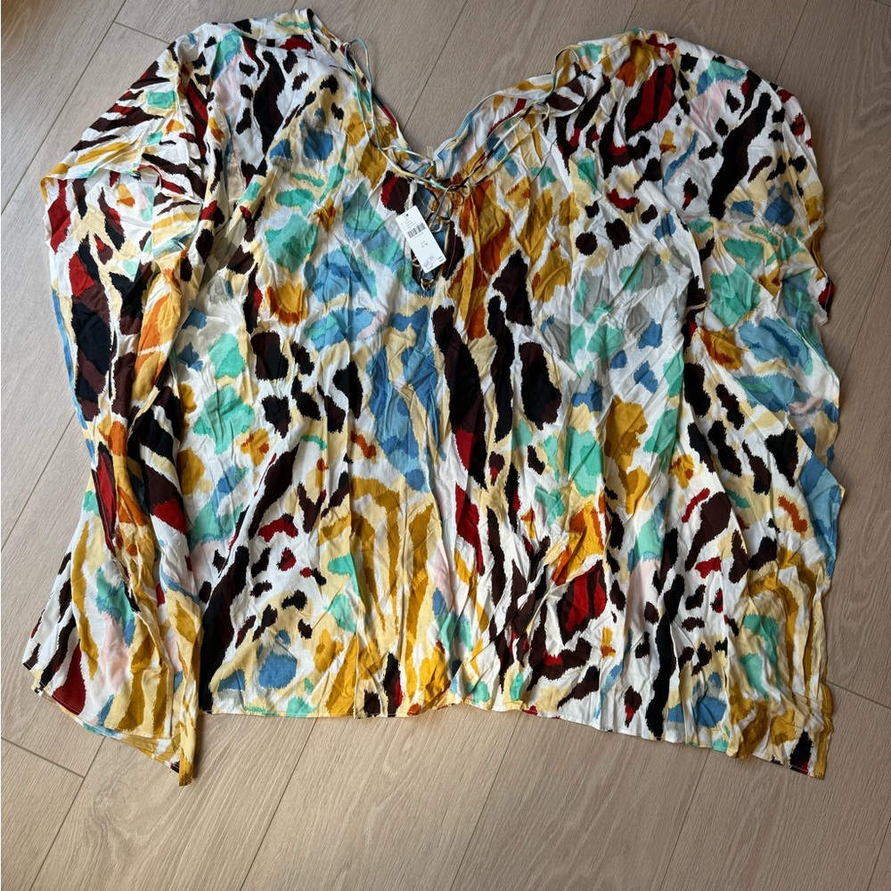 Anthropology Beautiful, bright NWT cover up